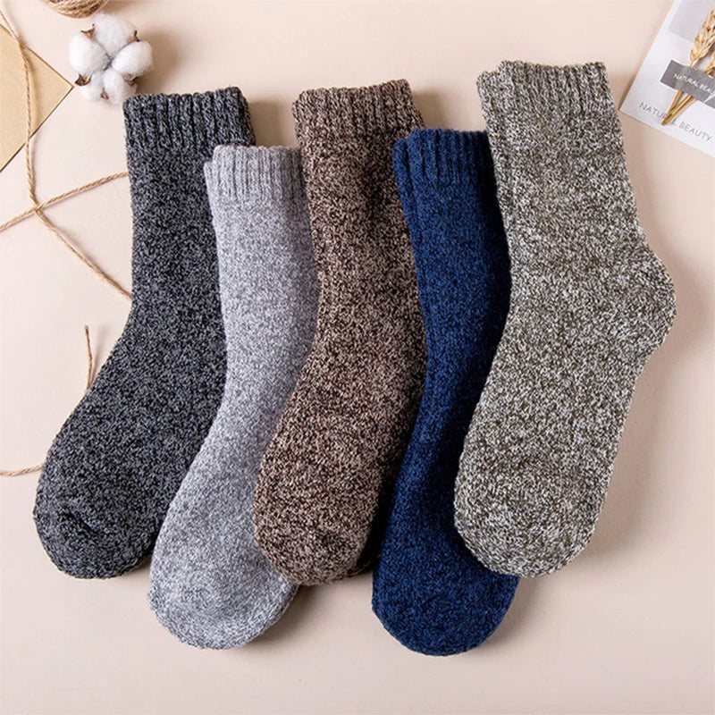 Elite Wool Crew Socks (5 Pairs)