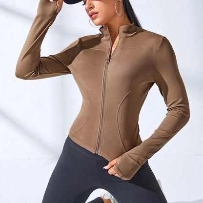 Full-Zip Yoga Jacket