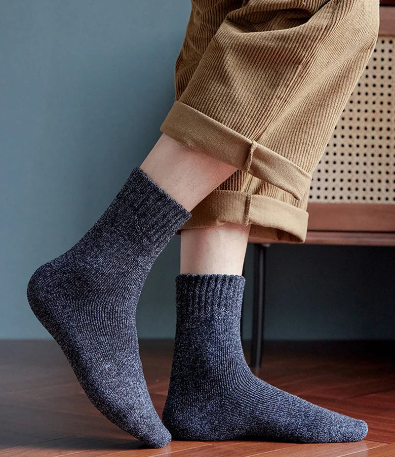 Elite Wool Crew Socks (5 Pairs)