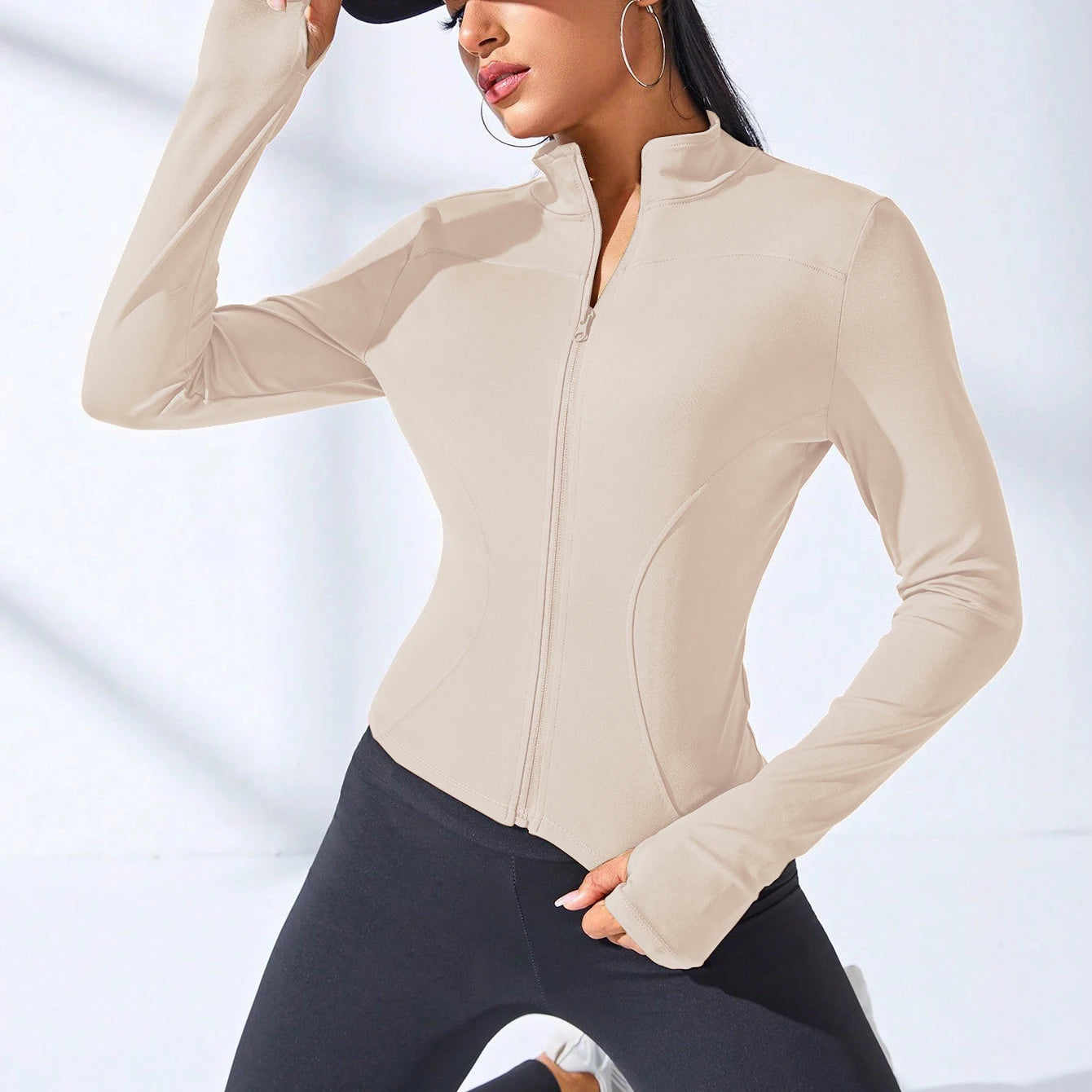Full-Zip Yoga Jacket