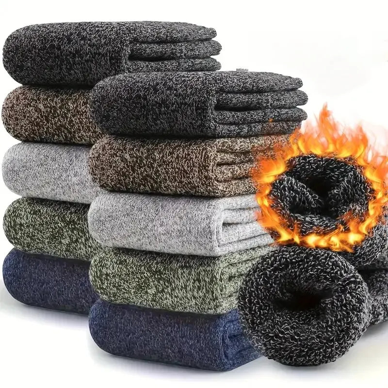Elite Wool Crew Socks (5 Pairs)