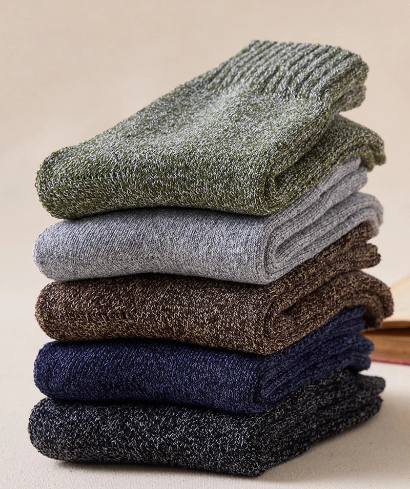 Elite Wool Crew Socks (5 Pairs)