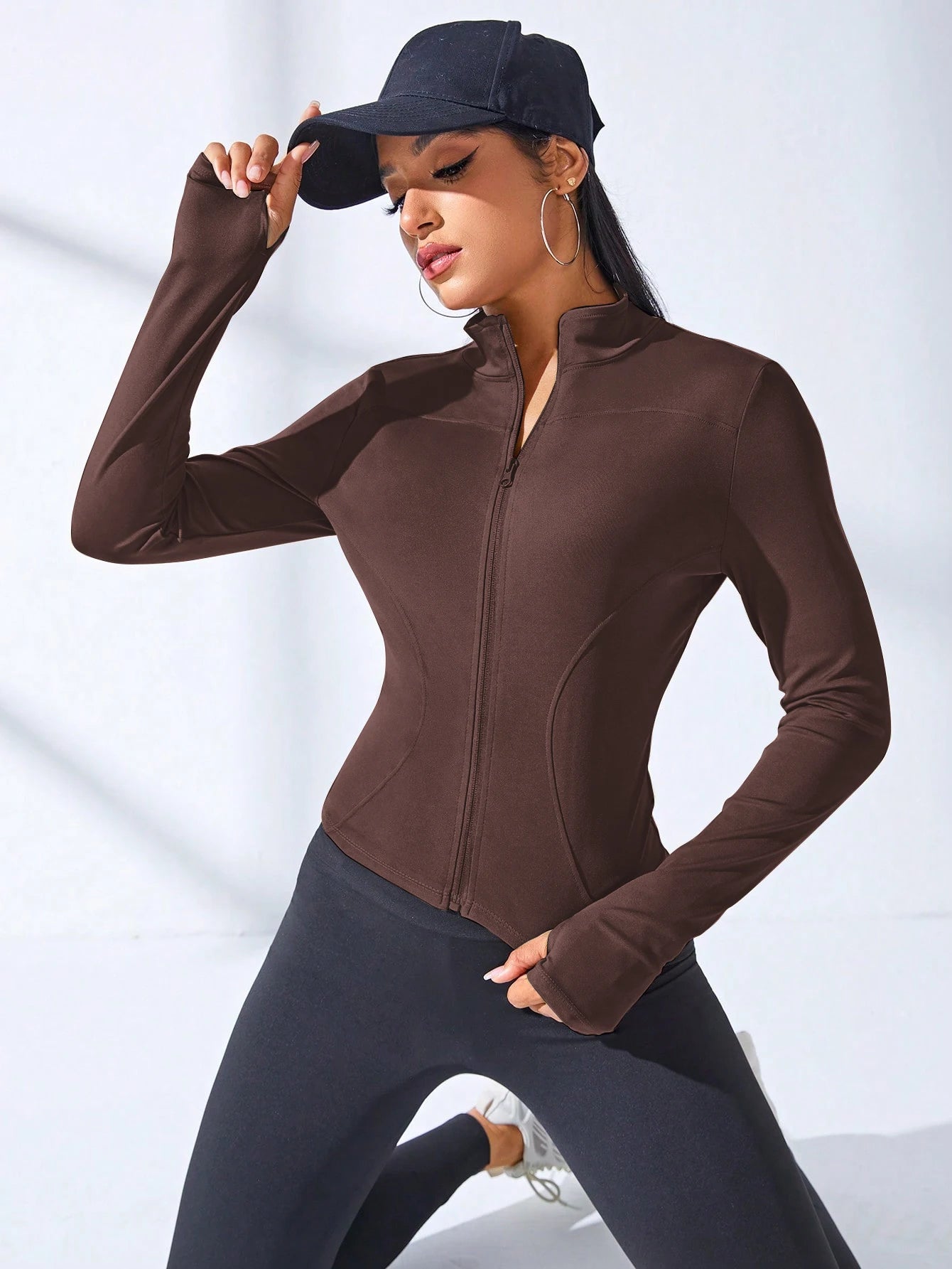 Full-Zip Yoga Jacket