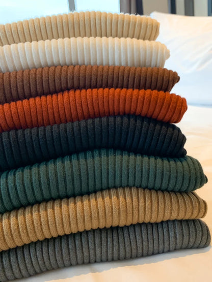 Ribbed Turtleneck Sweater