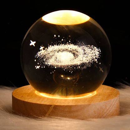 3D Crystal Ball Night Light