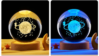 3D Crystal Ball Night Light