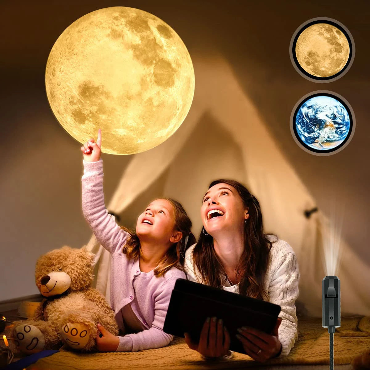 Moon & Earth Light Projector