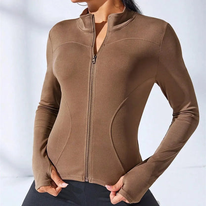 Full-Zip Yoga Jacket