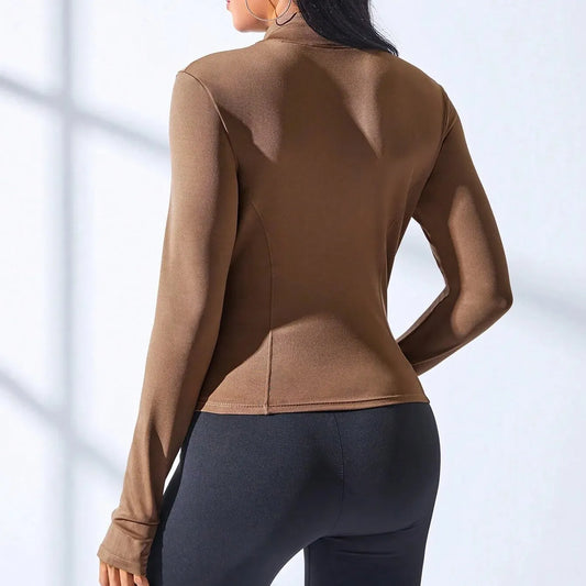 Full-Zip Yoga Jacket